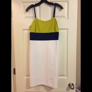Banana Republic Color Block Ponte Dress